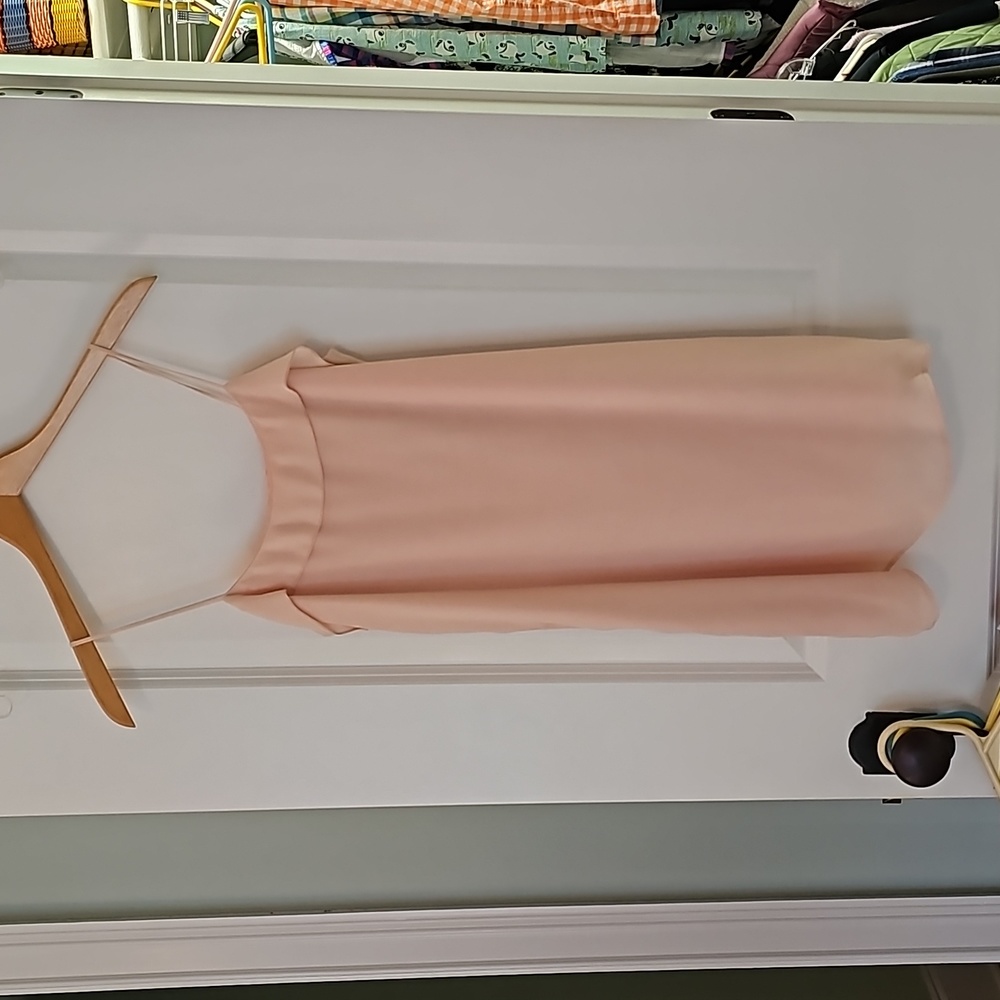 NWT Tibi dress blush pink spaghetti strap size 2